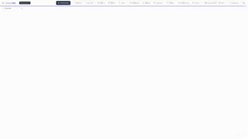 Opening the command palette and running a command by fuzzy search