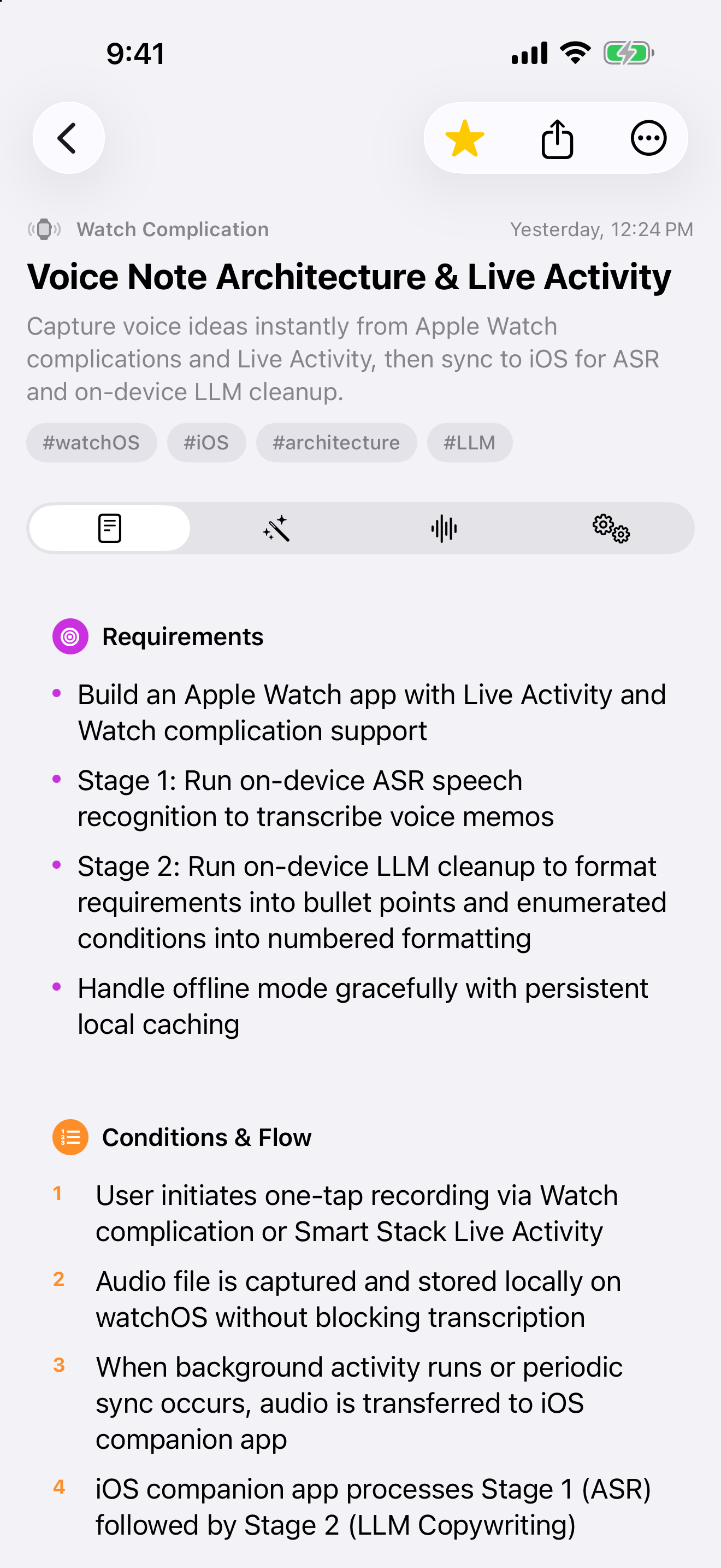 Structured Markdown Spec View